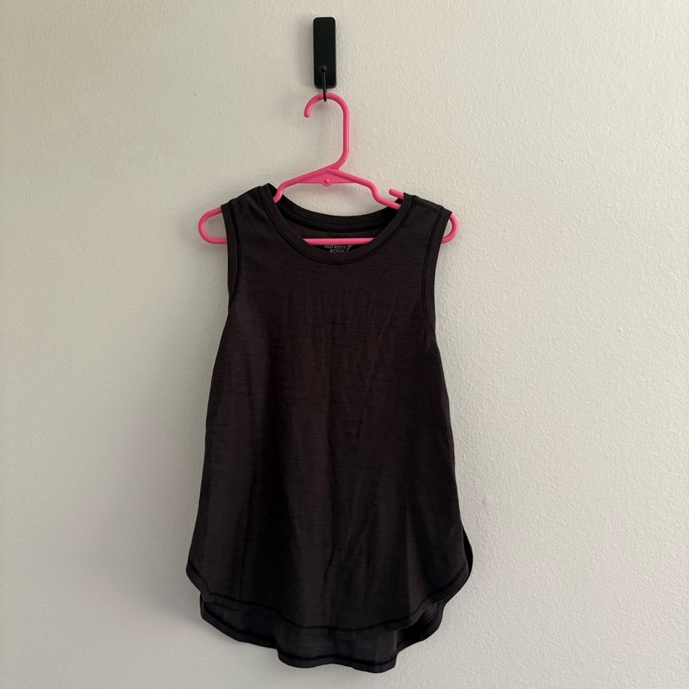Old Navy •‎ Kids Active Sleeveless Dark Gray Top